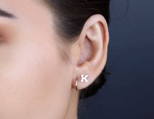14K Mini Polished Hoop Earrings