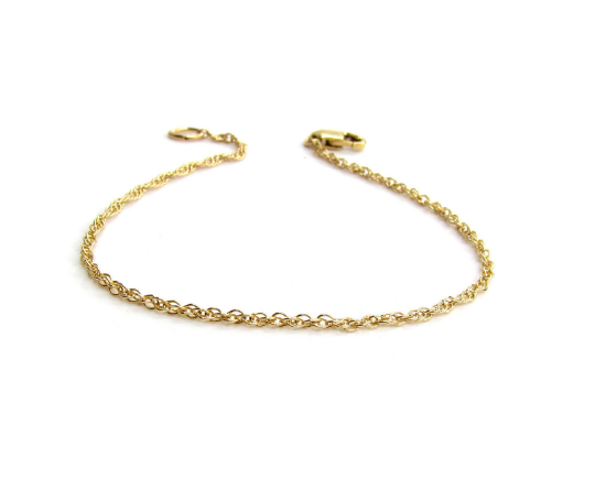 Delicate Rope Chain Bracelet | Dainty Layering Bracelet