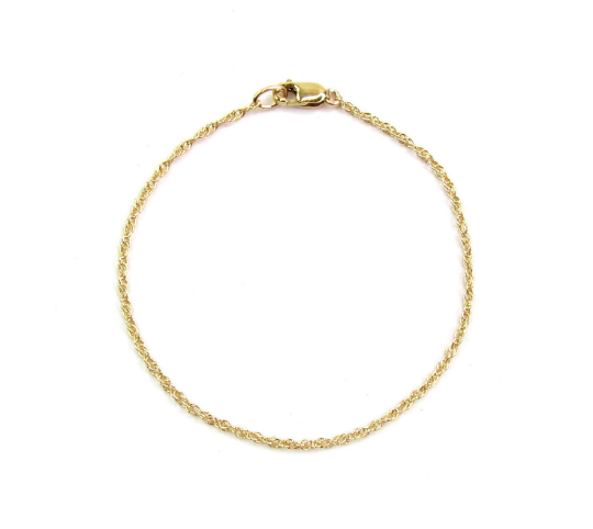 Delicate Rope Chain Bracelet | Dainty Layering Bracelet