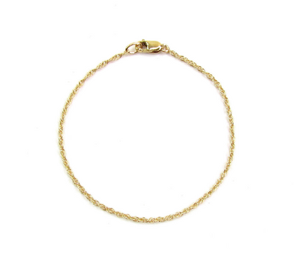 Delicate Rope Chain Bracelet | Dainty Layering Bracelet