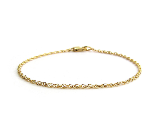 Delicate Rope Chain Bracelet | Dainty Layering Bracelet