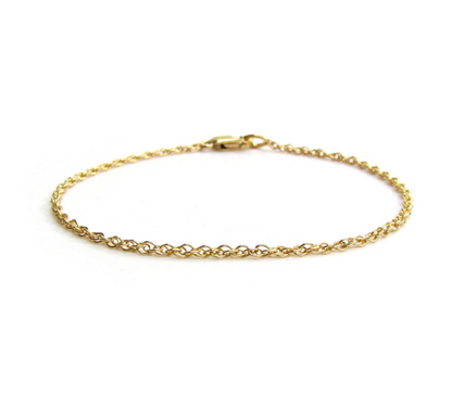 Delicate Rope Chain Bracelet | Dainty Layering Bracelet