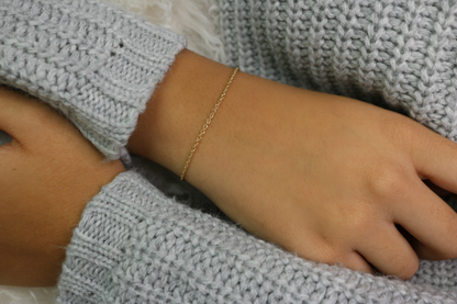 Delicate Rope Chain Bracelet | Dainty Layering Bracelet