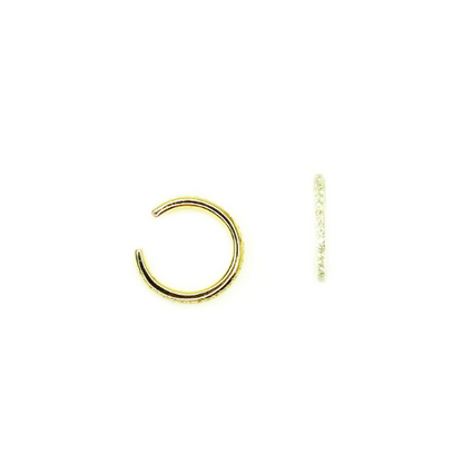 Diamond Ear Cuff | 14K Solid Gold | Minimalist No-Piercing Jewelry