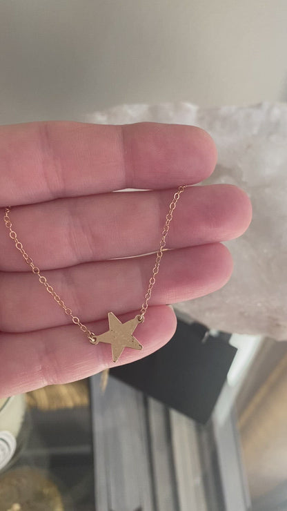 Star Necklace | 3 Metal Choices | Celestial Necklace