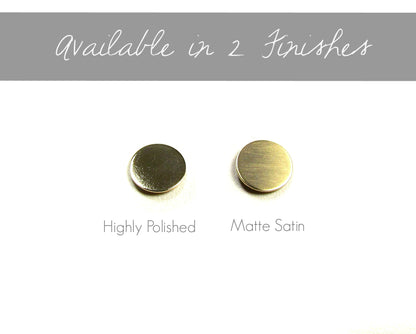 14K Solid Gold Heart Stud Earrings | Small or Tiny Heart Studs