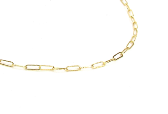 Dainty Paperclip Chain Anklet