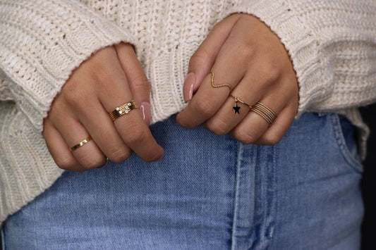 Twisted Chevron Stack Ring
