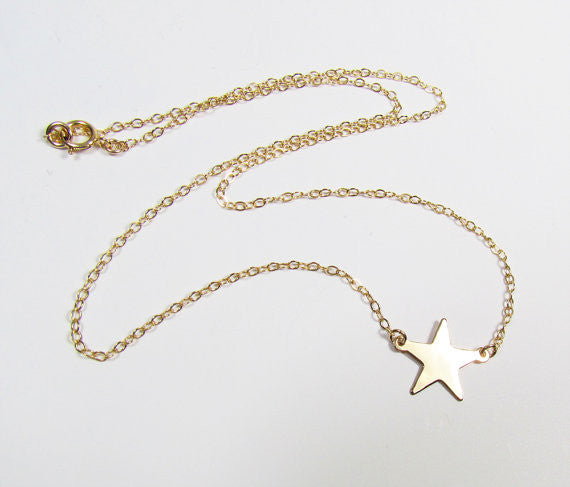 Star Necklace | 3 Metal Choices | Celestial Necklace