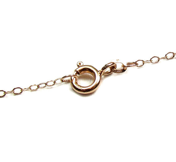 14K Tiny Dash Vertical Personalized Bar Necklace