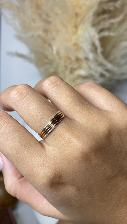Polished Stack Rings | Dainty Reflective Band