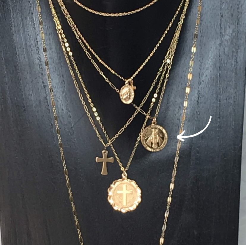 Miraculous Coin Necklace | Gold Filled Pendant
