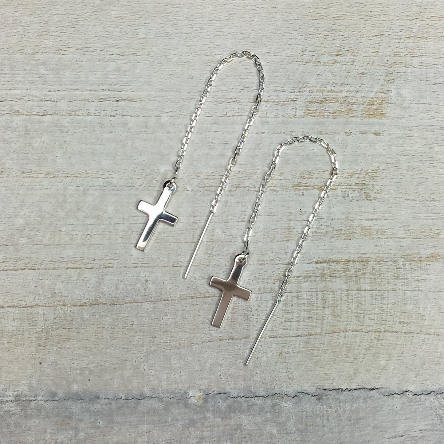 Cross Threader Earrings