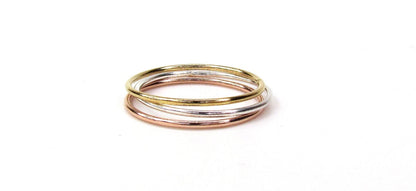 Polished Stack Rings | Dainty Reflective Band