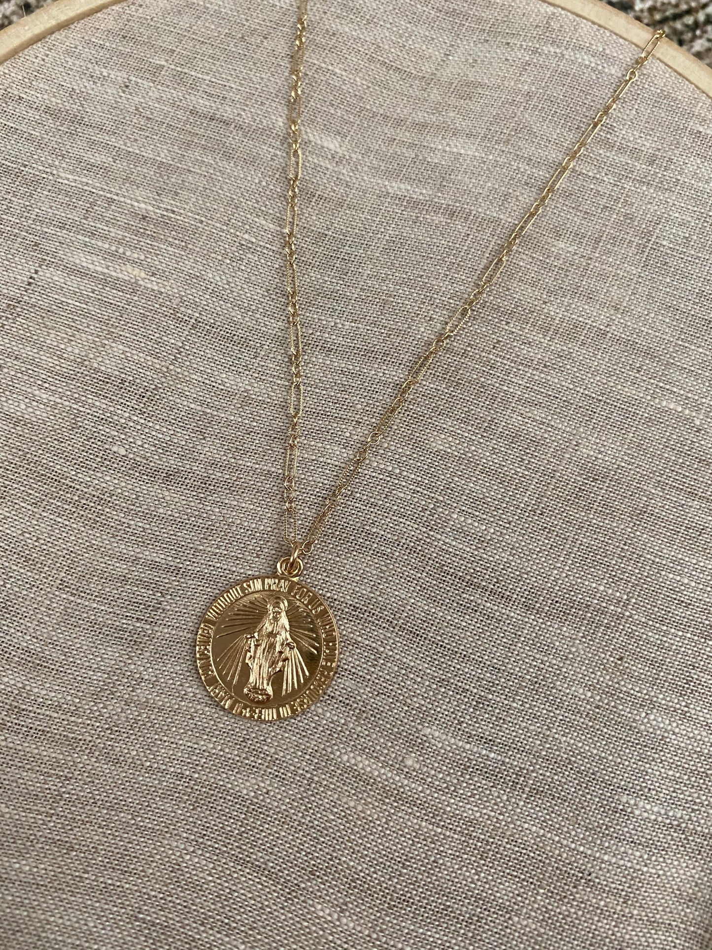 Miraculous Coin Necklace | Gold Filled Pendant