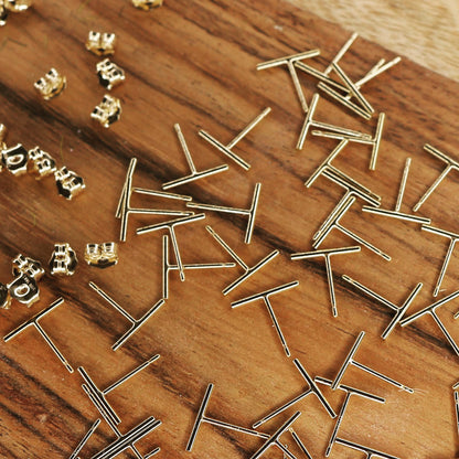 Skinny Rounded Bar Earrings | 14K Gold Filled Minimalist Earrings