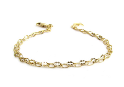Double Strand Lace Chain Bracelet | Double Dapped Fancy Chain